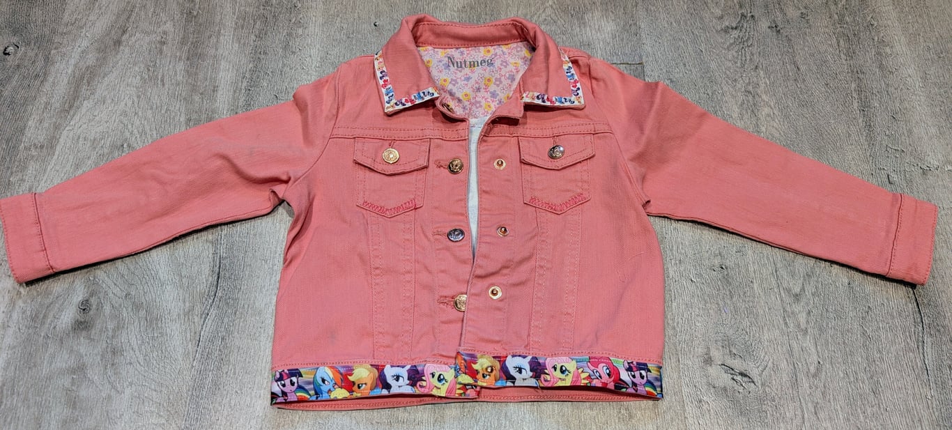 Upcycled Kids My Little Pony Jacket Age 4