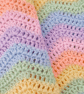Rainbow Crochet Baby Blanket - Handmade - Pastel Nursery Decor - Baby Girl - Image 6