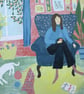 Taking a Break, blank greetings card - Image 4
