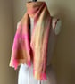 Harvest Musing i - Contemporary Handwoven Lambswool Scarf  - Image 3