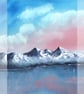 Pink Dawn Fine Art Print – Sunrise Landscape Giclée in Bob Ross Style - Image 2