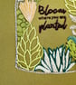 Unique hand embroidered picture of a terrarium of gorgeous plants. Perfect gift - Image 8