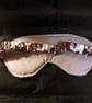 Gothic Red Skull Sleep Mask, Gift for Goth, Handmade Yorkshire - Image 2