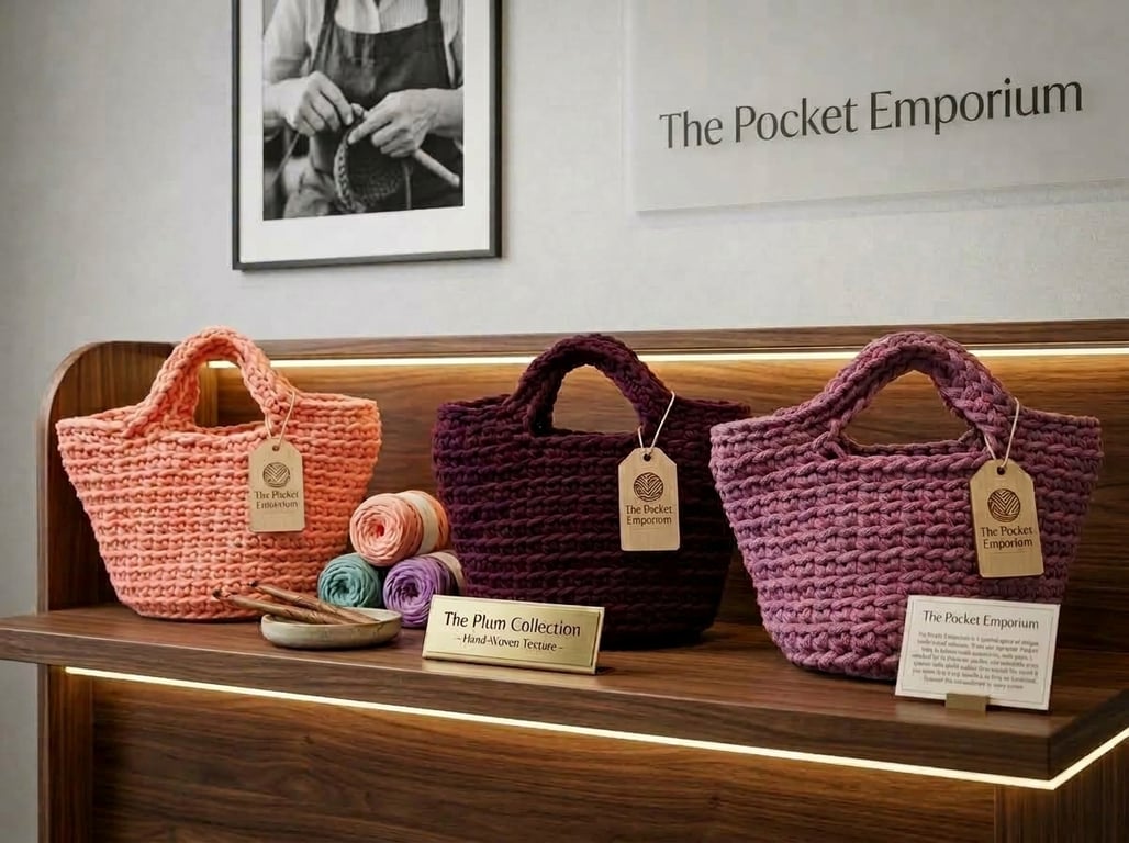 Crochet handbag.  Eco Cotton Sturdy Washable Yarn.  Recycled Yarn.  