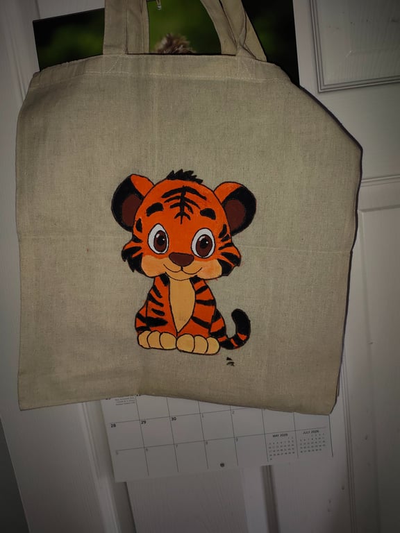 Hand painted tote bags 