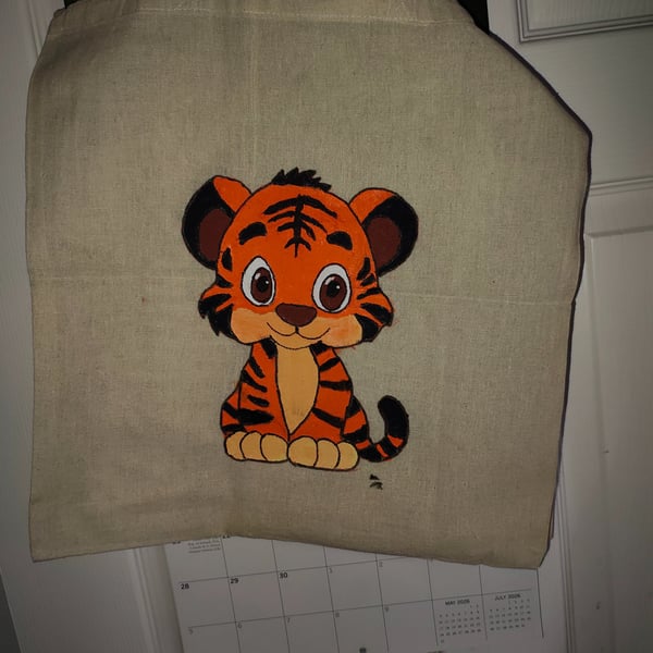 Hand painted tote bags 