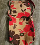 Sturdy fully lined cross body flowered bag - Image 5