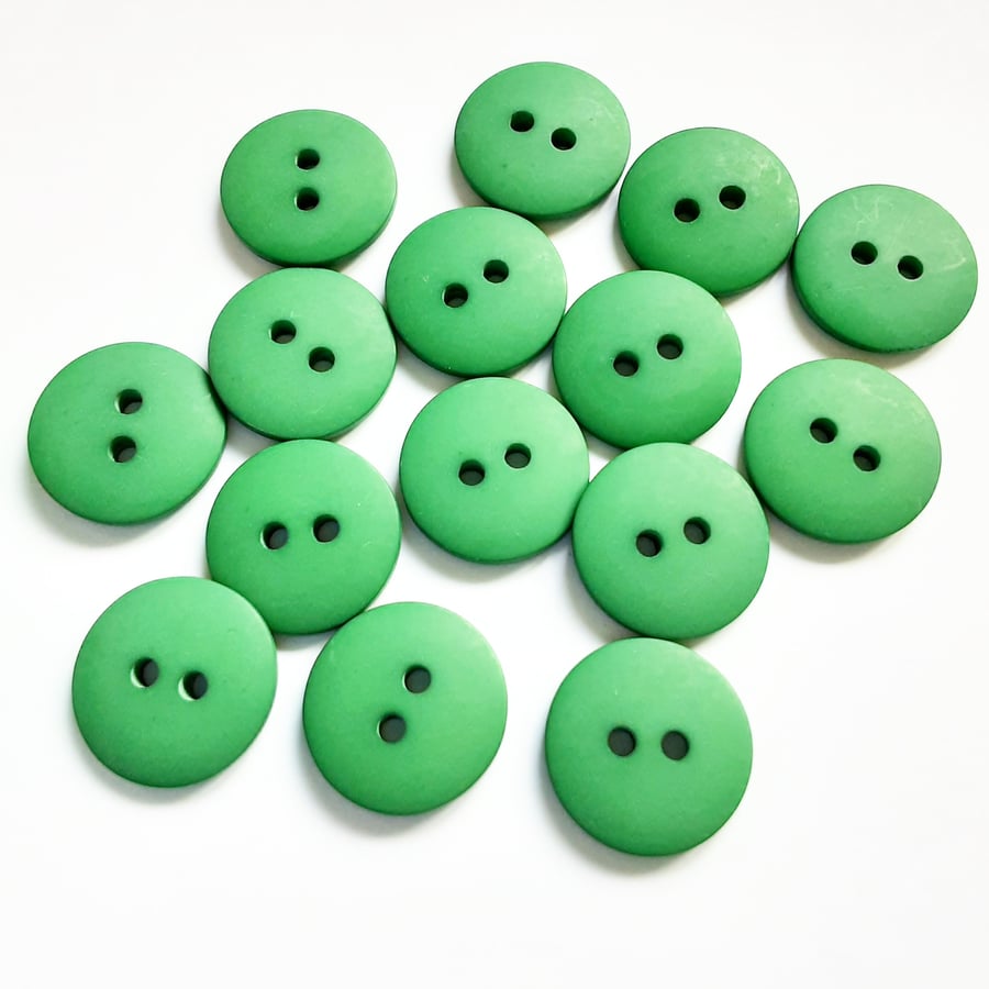 15 x Green Buttons
