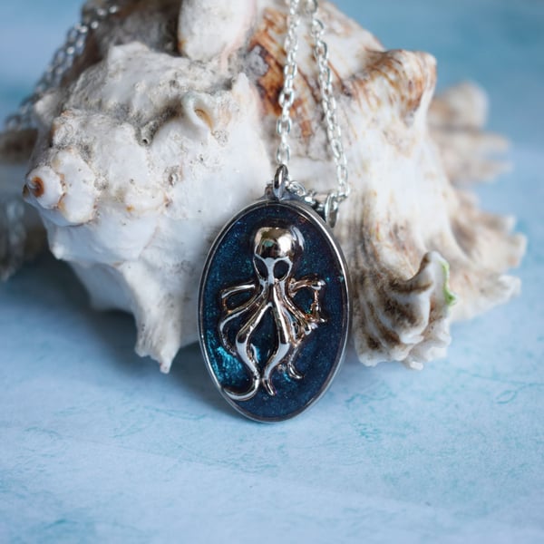 Octopus Pendant Necklace