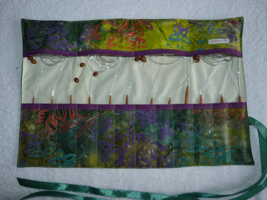 Afghan Tunisian Crochet Hook Set in Handmade Case. 12 Hooks Sizes 3.0-10.0. 48"