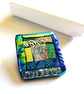 Dichroic L015 Luxury Fused Glass Patchwork Brooch Handmade 