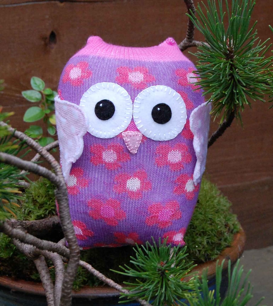 Sock Owl - Olive