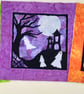 Ghosts Halloween Pattern Art Quilt Panel - Image 6