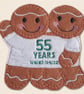 Together Forever Gingerbread Couple - Personalised Decoration or Magnet - Image 3
