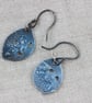 Sterling Silver Honesty Seed Pod Earrings - Image 5