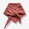Fine stripe Triangle Scarf
