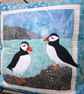 Puffin Pattern Cushion  - Image 4