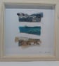 Silk, tweed and bead seascape