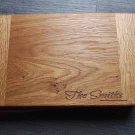Personalised Solid Oak Serving Board