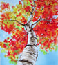 Autumn Trees in colour. Painting - Image 3