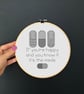 Blackwork Meds Chart: Quirky Pills Embroidery Design (PDF Download, 6 inch Hoop  - Image 6