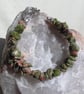 Unakite Crystal Gemstone Beaded Bracelet "Teagan" - Image 4