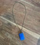 'Naomi' Blue Rectangle Pendant