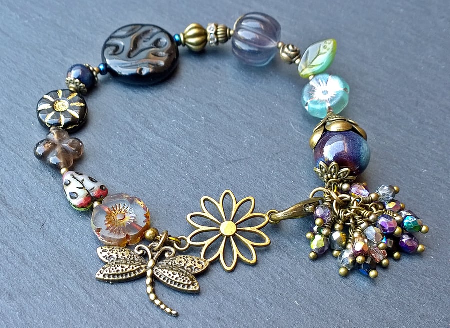 Enchanted Garden Bracelet, The Night Garden. Gaia, Nature
