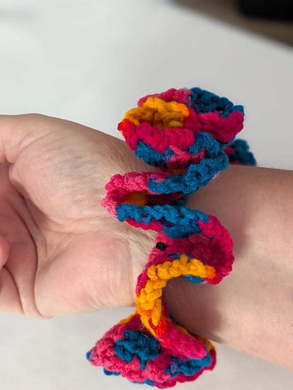 Rainbow Scrunchie