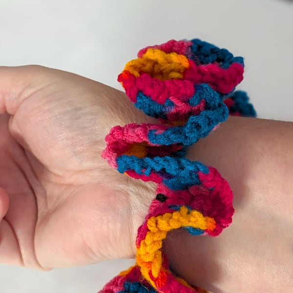 Rainbow Scrunchie