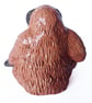 Orangutan Ceramic Sculpture - Handmade - Image 3