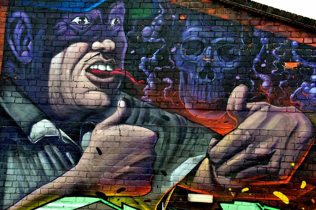 Street Art Graffiti Digbeth Birmingham UK Photograph Print