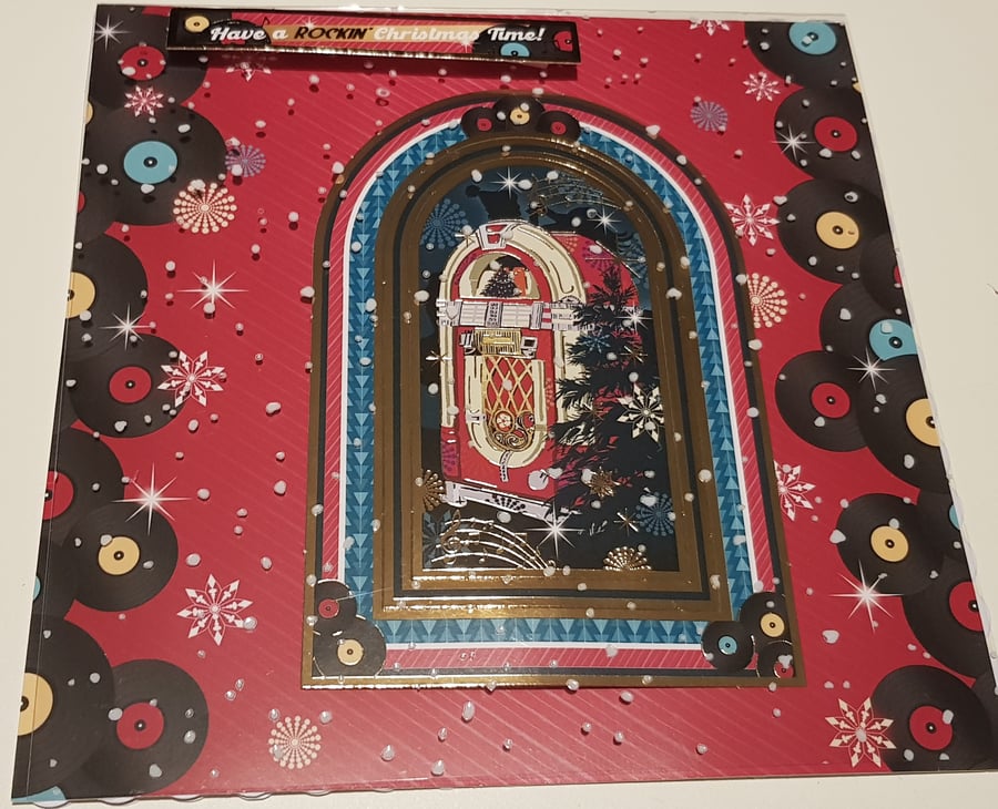 Rock & Roll Musical Christmas Card