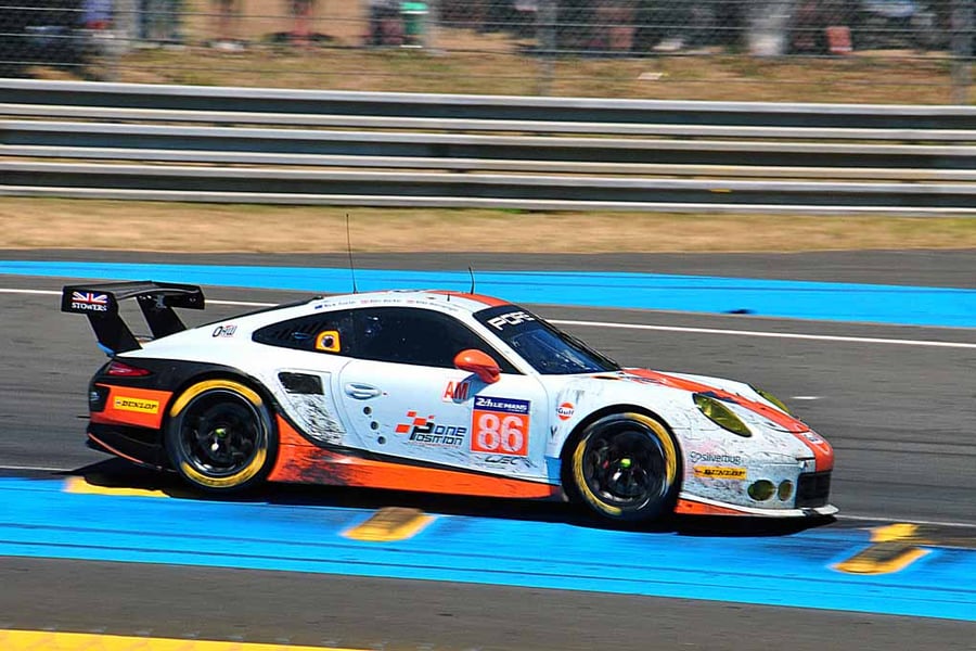 Porsche 911 RSR no86 24 Hours of Le Mans 2017 Photograph Print