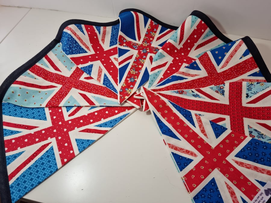 Shabby Chic Union Jack bunting 