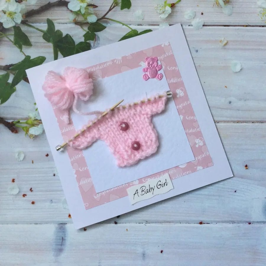 Greeting Card for a Baby Girl
