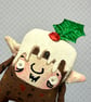Brownie Christmas Pudding Art Doll 2 - Image 6