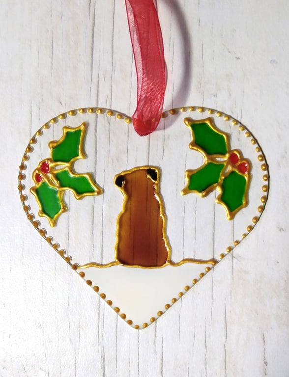 Pug Christmas decoration.