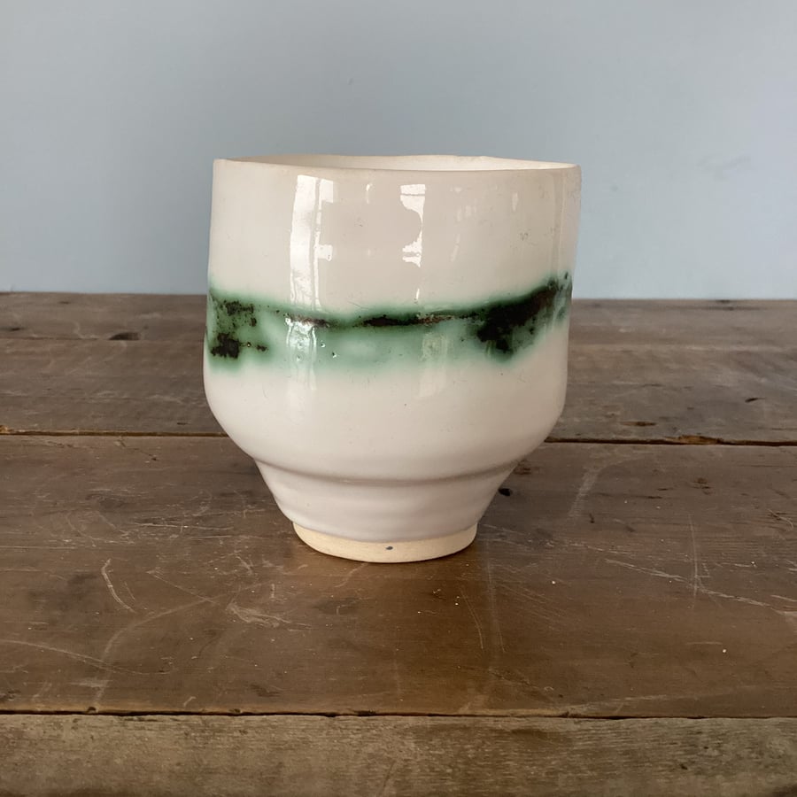 Hand thrown tea bowl - perfectly imperfect