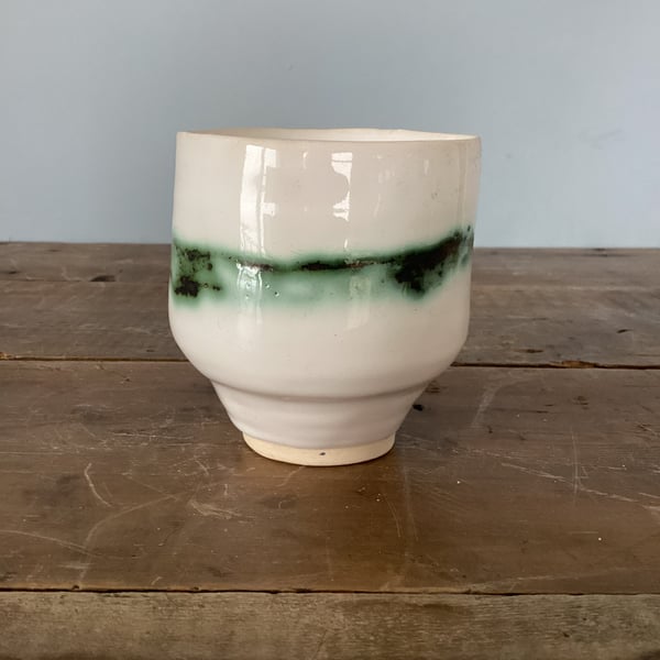 Hand thrown tea bowl - perfectly imperfect