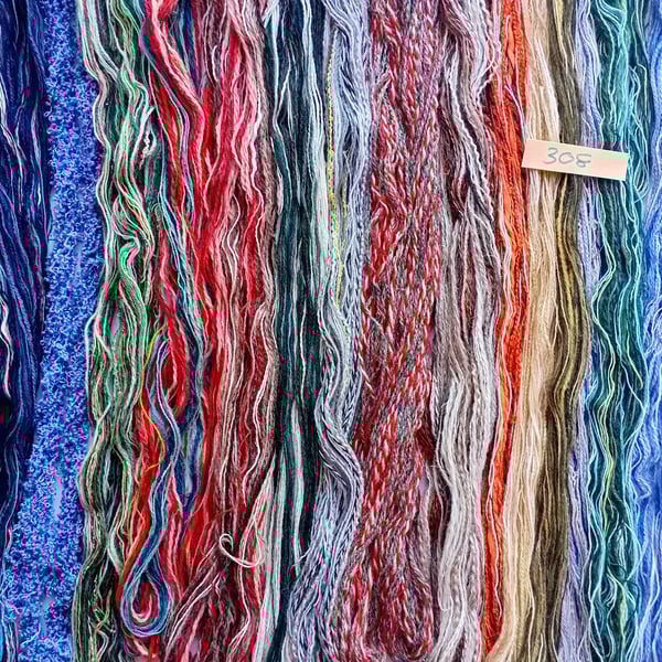 Bundle of creative threads for textile arts and creative crafts