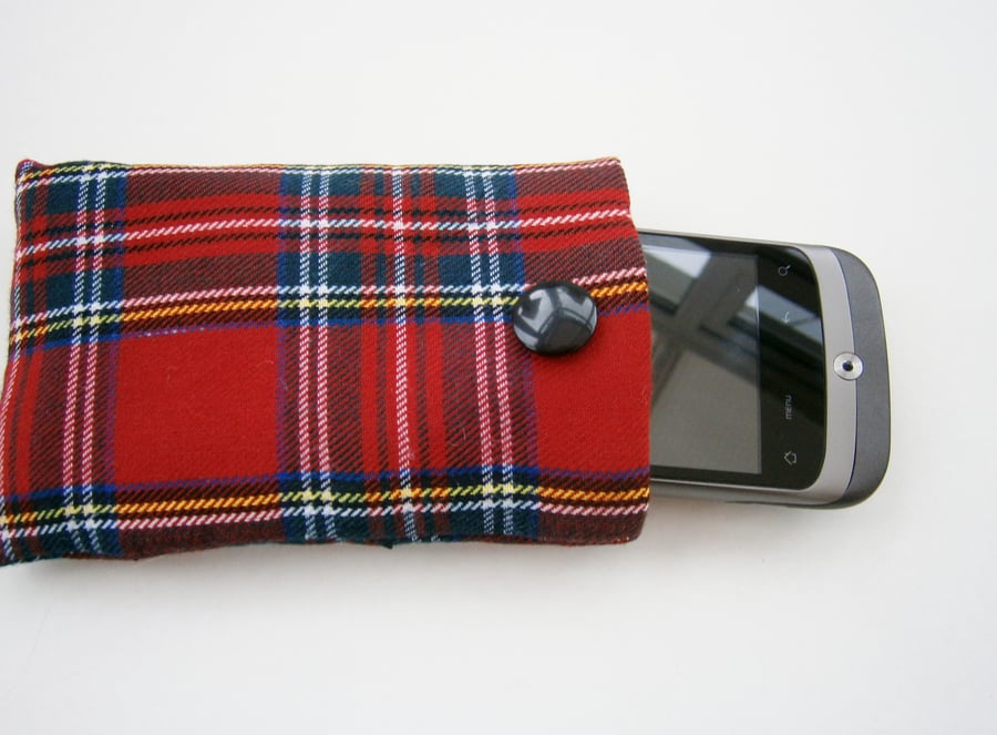 SALE Tartan mobile phone case