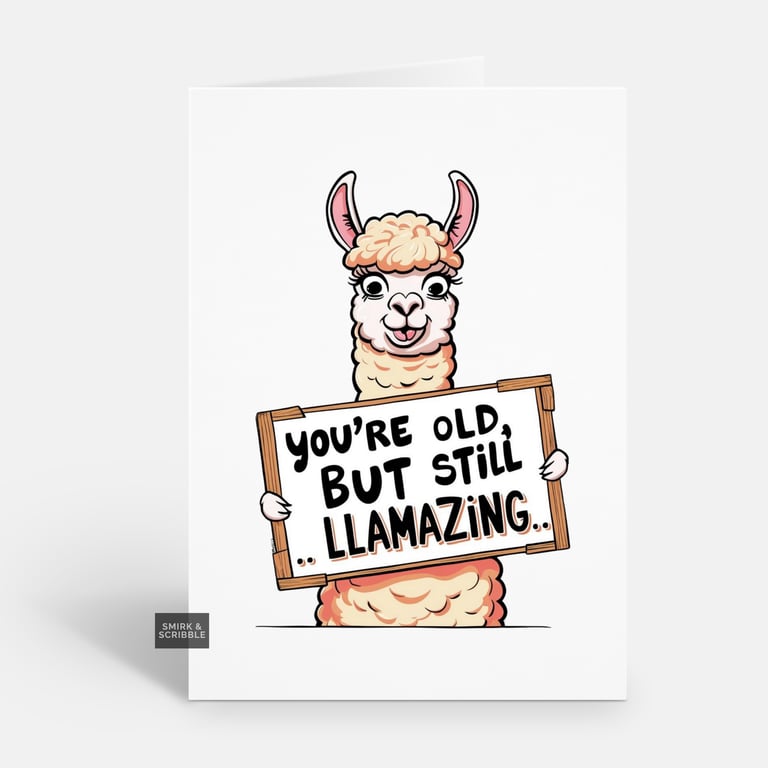 Unique Funny Birthday Card For Him Or Her 