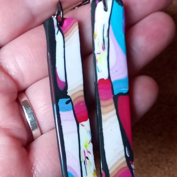 Stained Glass Earrings 