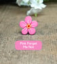 Pink Forget Me Not Pin, Handmade Bereavement Gift, Miss You Gift, Funeral Favour - Image 9