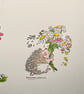 A4 card topper page using Penny Black stamps - Hedgehogs - Image 2