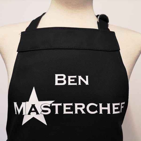 Masterchef personalised medium cotton apron
