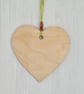 Tyrollean design: Decoupaged Wooden Hanging Heart 15cm (6") - Image 6