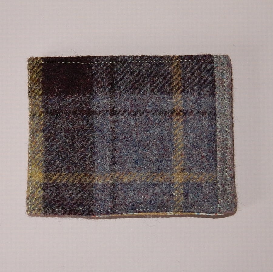 Travel card wallet tweed 