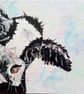 Cow acrylic original painting or a limited edition print. Farm animal art - Image 5